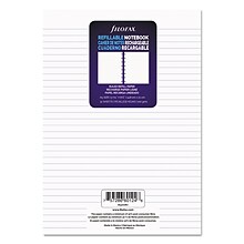 Filofax A5 1-Subject Professional Notebooks, 5.5 x 8.5, College Ruled, 32 Sheets, White   (B152008