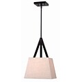 Kenroy Home Intersect 1 Light Pendant, Oil Rubbed Bronze Finish (93121ORB)