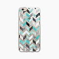 OTM Classic Prints Phone Case for Use with iPhone 5/5S; Ziggy Aqua, Clear (OP-IP5V1CLR-ZGY-01)