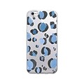 OTM Artist Prints Clear Phone Case for Use with iPhone 5/5S; Spotted Indigo (IP5V1CLR-ART-04)