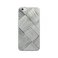 OTM Artist Prints Phone Case for Use with iPhone 5/5S; Woven Slate, Clear (OP-IP5V1CLR-ART01-12)