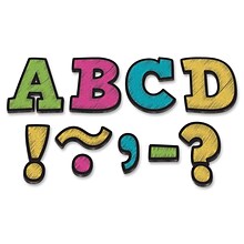 Teacher Created Resources Chalkboard Brights Bold Block 3 Magnetic Letters, 67 Pieces (TCR77212)
