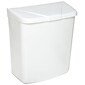 Hospeco Feminine Hygiene Products Waste Receptacle, White( 250-201W)