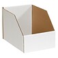 Quill Brand® Jumbo Open Top Corrugated Parts Bin Box, 8Hx8Wx12D", White, 25/PK