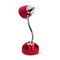 All the Rages Limelights LD1015-PNK Flossy Organizer Desk Lamp, Pink