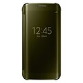 Samsung Folio Flip Cover for Galaxy S6 edge S-View; Clear Gold (EF-ZG925BFRGUS)