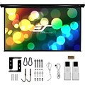Elite Screens ® Starling 2 Series ST100XWH2-E24 Electric Wall/Ceiling Projection Screen; 100