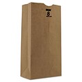 Heavy Duty Kraft Paper Bags, 12 7/16H x 6 1/8W x 4 1/8D, 500/Pack