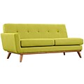 Modway Engage 67W Fabric Left-Arm Loveseat, Green (EEI-1795-WHE)