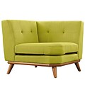 Modway Engage 39.5L Fabric Corner Sofa Section, Green (EEI-1796-WHE)