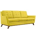 Modway Beguile 83.5W Fabric Sofa, Yellow (EEI-1800-SUN)