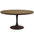Modway 60L Wood Top Dining Table; Brown (EEI-2005-BRN-SET)