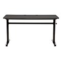 Cool Living Adjustable Aluminum Stand Up Desk, Black