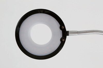 Alba LED Desk Lamp with Touch Dimmer, Black (LEDAERON)