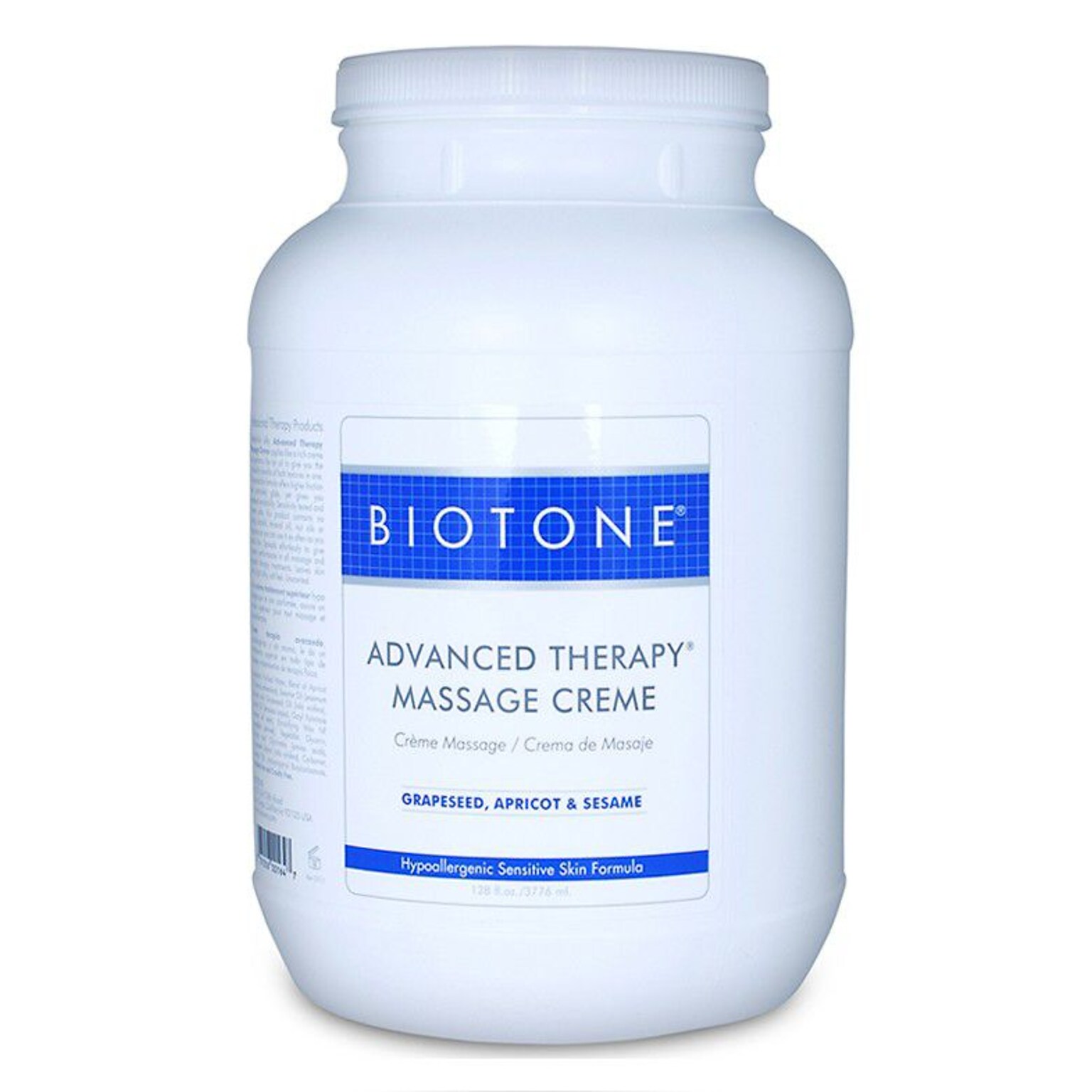 Biotone Advanced Therapy Creme, Unscented, 1 Gallon Jar (ATC1G)