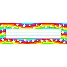 Trend® Desk Toppers® Name Plates, Star Rainbow