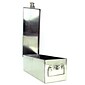 Stalwart™ 75-500 Oversized 12" Metal Storage Lock Box, Silver (844296012633)
