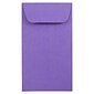 JAM Paper #5.5 Coin Business Colored Envelopes, 3.125 x 5.5, Violet Purple Recycled, 25/Pack (356730550)
