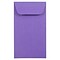 JAM Paper #5.5 Coin Business Colored Envelopes, 3.125 x 5.5, Violet Purple Recycled, 25/Pack (356730
