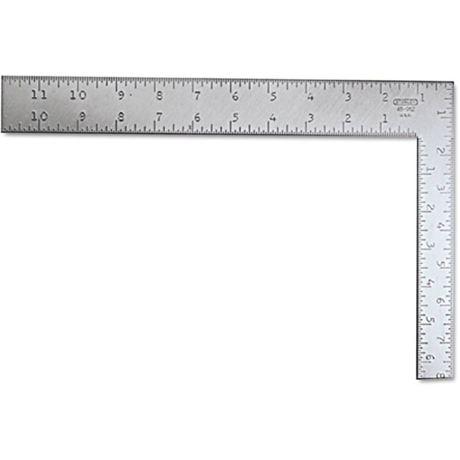 Stanley® Flat Rafter Square, 12 in (L) x 1 1/2 in (W) x 0.1 in (T) Blade