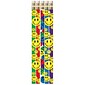 Musgrave Happy Face Assorted Motivational Pencils, Pack of 12 (MUS1467D)