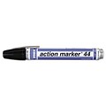 Action marker® Medium Fiber Tip Series 44 Ink Marker, Black