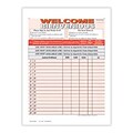 Medical Arts Press® Privacy Sign-In Sheets, HIPAA Compatible, Red, Bilingual