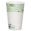 Dixie EcoSmart PLA Paper Hot Cups, 16 oz., White, 50/Pack (2346PLA)