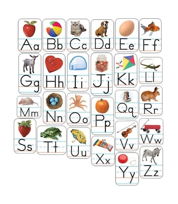 Carson-Dellosa Alphabet: Photographic Shape Stickers