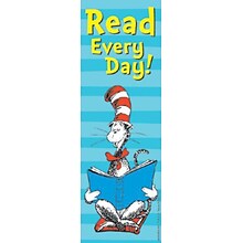 Eureka® Cat In The Hat™ Read Every Day Bookmark, Grades Pre-school - 6th (EU-834280)