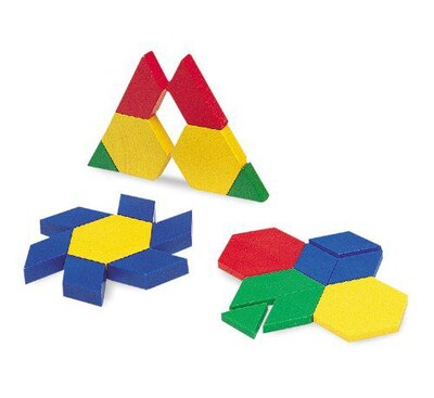 Learning Resources Pattern Blocks, Learning Resources Mini-Set Pattern Blocks