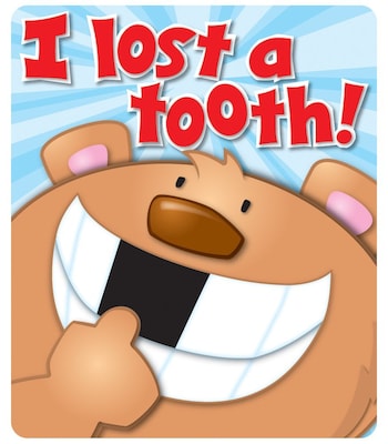 Carson-Dellosa I Lost a Tooth Motivational Stickers