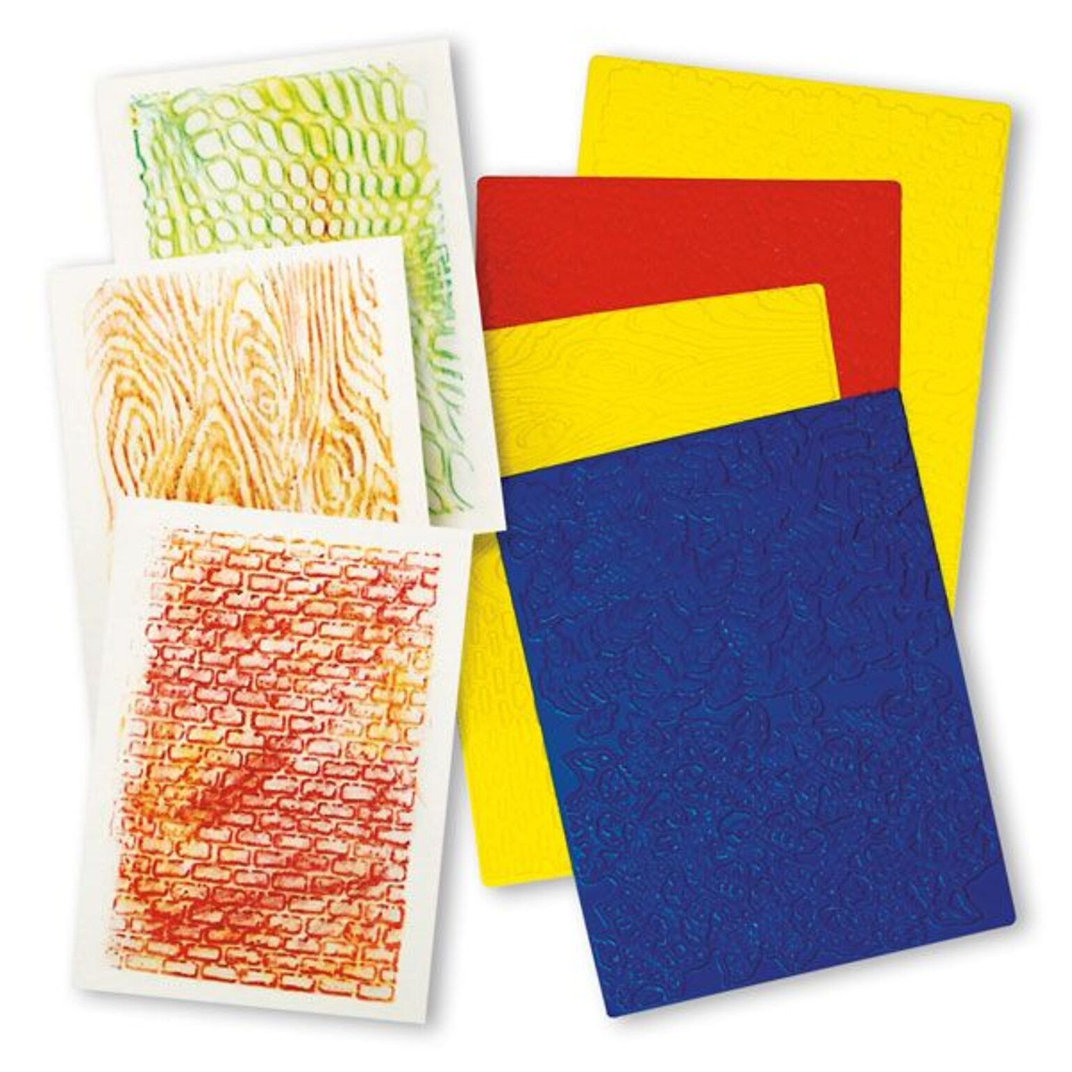 Roylco® Craft Rubbing Plates, Texture