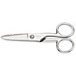 Klein Tools Electrician's Scissors, Shear Cut, 7", Strips 19- and 23-gauge wire