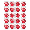 Teacher Created Resources Stickers, Red Paw Print