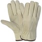 Memphis Gloves Economy Leather Driver's Gloves, Beige. Large, 1 Pair (CRW3215L)