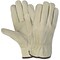 Memphis Gloves® Economy Leather Drivers Gloves, Large, Beige