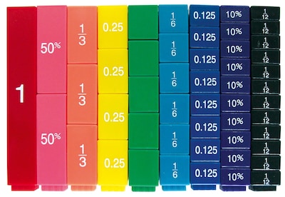 Learning Resources Fraction Tower Equivalency Cubes (LER2509)
