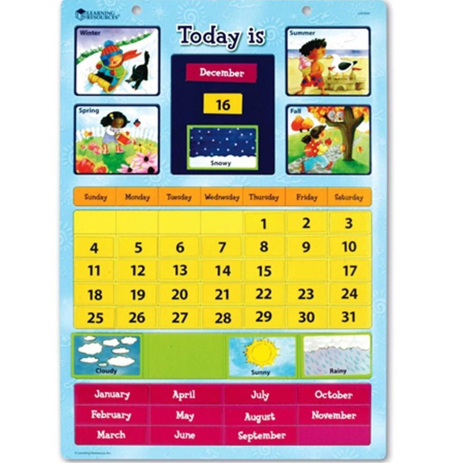 Learning Resources Magnetic Learning Calendar (LER0504)