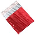 Staples 7 1/2 x 11 Red Glamour Bubble Mailer, 72/Case
