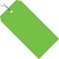 Quill Brand® Shipping Pre-Wired Tag, 13 Pt, 4 3/4" x 2 3/8", Green, 1000/Case (G11053D)