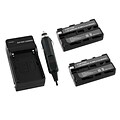 Insten® 204370 2-Piece DV Battery Bundle For Sony NP-F550/NP-F330/NP-F750