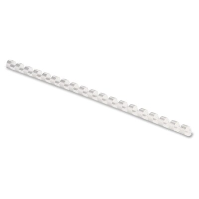 Fellowes 52508 White 0.3125 Plastic Binding Combs