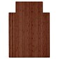 Anji Mountain Roll-Up Bamboo Chair Mat, Rectangular, 52" x 48", Walnut