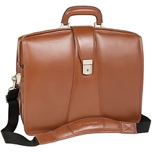 McKlein V Series, HARRISON, Top Grain Cowhide Leather,Partners Laptop Briefcase, Brown (83384)
