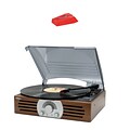 Jensen 3-speed Stereo Turntable With Am/fm Stereo Radio & Turntable Needle