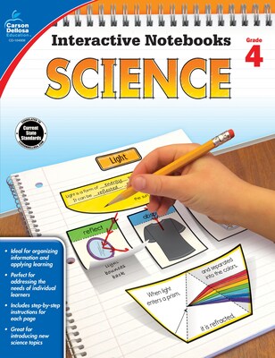 Carson-Dellosa Interactive Notebooks Science Grade 4 Resource Book (104908)