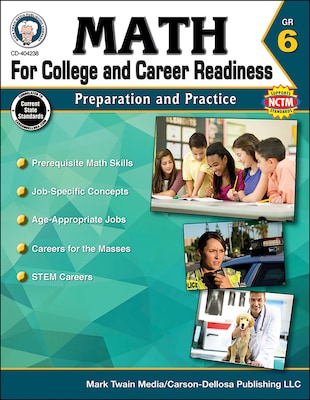 Mark Twain Math for College and Career Readiness Grade 6 Resource Book (404238)