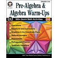 Mark Twain Pre-Algebra and Algebra Warm-Ups Grades 5-8+ Resource Book (404241)