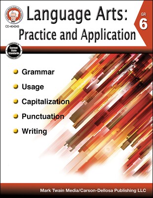 Carson-Dellosa Language Arts: Practice and Application Grade 6 Resource Book (404243)